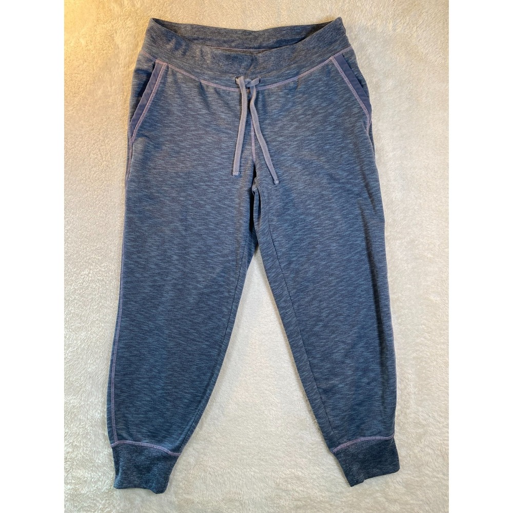 Athleta Jogger Sweatpants Women XS Gray/Blue Pull On Leggings Activewear Active